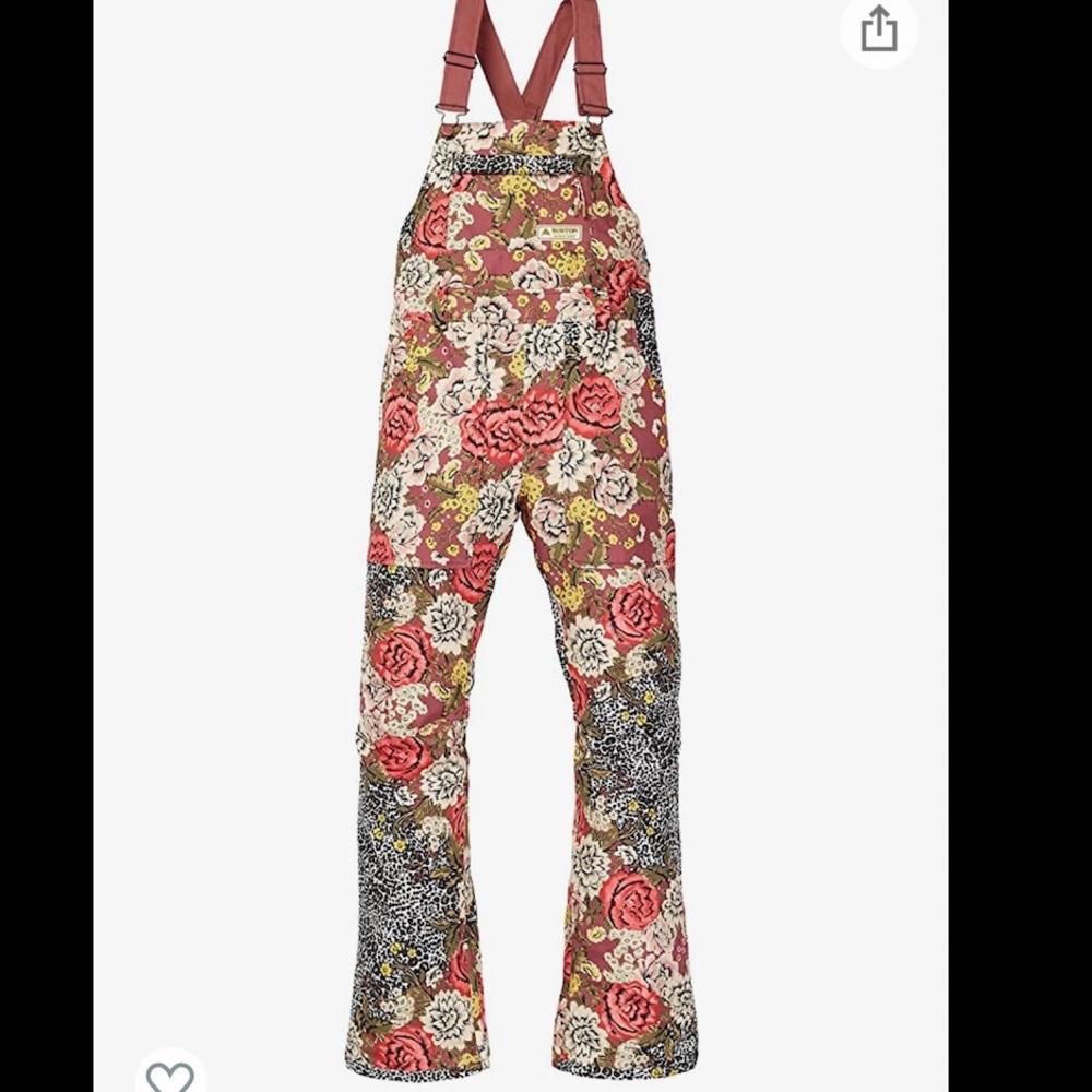 ISO Burton Bib Cheetah Floral